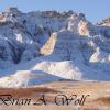 Badlands In Winter