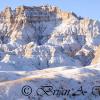 Fresh Snow On The Badlands