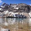 Bow Lake and Crowfoot Mountain - Jasper NP