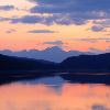 Sunset on Medicine Lake - Jasper NP