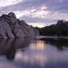 Sylvan Lake - Cloudy Sunrise