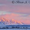 Sunrise On The Teton Range