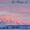 Sunrise On The Teton Range