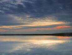 Lake Michigan Stormy Sunrise