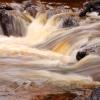 Fast Water At Gooseberry Falls