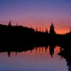 Pre-dawn Glow on Reflection Lake