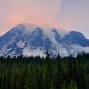 Morning Clouds Over Mount Rainier