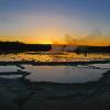 Great Fountain Geyser Sunset