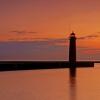 Pre-dawn Glow On Lake Michigan