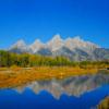 Tetons from Schwabacker Landing