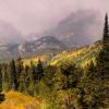 Cloudy Hallet Peak