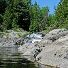 Waterfall on Island Lake, Ontario