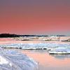 Lake Michigan - Ice Flow Sunset