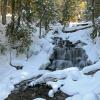 Wagner Falls In Winter - Michigan UP