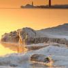 Winter Sunrise - Lake Michigan