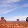 East and West Mittens with Merrick Butte - Monument Valley