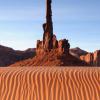 Sand Dunes and Totem Pole - Monumenht Valley