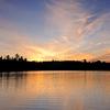 Sunset on Island Lake