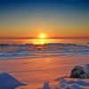 February Sunrise - Lake Michigan