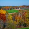 Autumn Landscape In Wisconsin