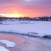 Sunset on the Gibbon River