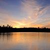 Sunset on Island Lake
