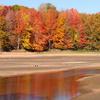 Eau Pleine River - was pretty dried up, but was able to catch the reflections on what remained