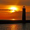 Kenosha Harbor Sunrise