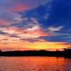 Sunrise on Island Lake - Canada